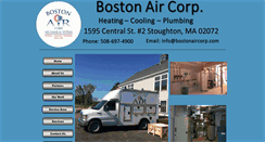 Desktop Screenshot of bostonairhvac.com